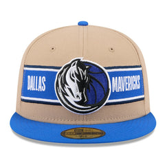 Tan/Blue Dallas Mavericks 2024 NBA Draft 59FIFTY Fitted Hat sale | NBA
