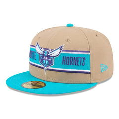 Tan/Teal Charlotte Hornets 2024 NBA Draft 59FIFTY Fitted Hat | NBA