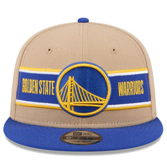 Tan/Royal Golden State Warriors 2024 NBA Draft 9FIFTY Snapback Hat sale | NBA