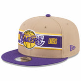 Tan/Purple Los Angeles Lakers 2024 NBA Draft 9FIFTY Snapback Hat | NBA