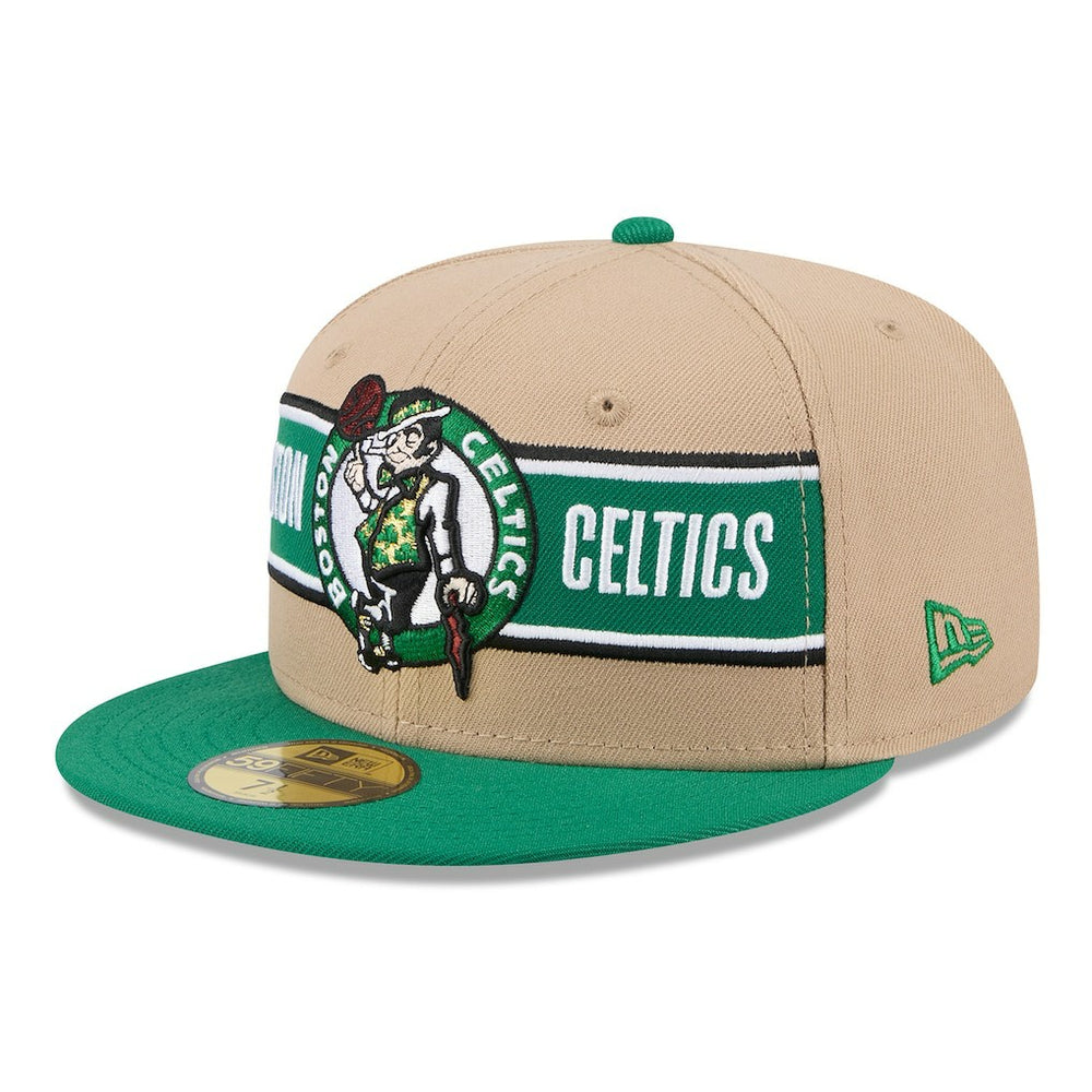 Tan/Kelly Green Boston Celtics 2024 NBA Draft 59FIFTY Fitted Hat | NBA