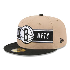 Tan/Black Brooklyn Nets 2024 NBA Draft 59FIFTY Fitted Hat | NBA