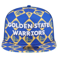 Royal Golden State Warriors Seeing Diamonds A-Frame Trucker 9FIFTY Snapback Hat sale | NBA