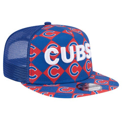 Chicago Cubs New Era Seeing Diamonds A-Frame Trucker 9FIFTY Snapback Hat - MLB Hats