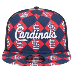 St. Louis Cardinals New Era Seeing Diamonds A-Frame Trucker 9FIFTY Snapback Hat - MLB Hats