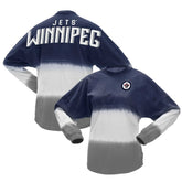 Winnipeg Jets Fanatics Women's Ombre Long Sleeve T-Shirt - NHL T-shirts