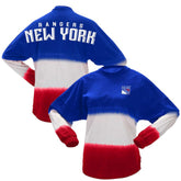 New York Rangers Fanatics Women's Ombre Long Sleeve T-Shirt - NHL T-shirts