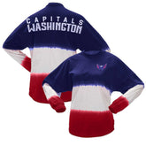 Washington Capitals Fanatics Women's Ombre Long Sleeve T-Shirt - NHL T-shirts