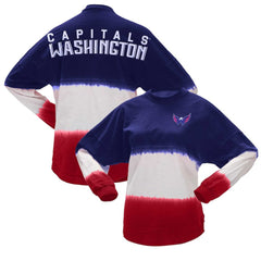 Washington Capitals Fanatics Women's Ombre Long Sleeve T-Shirt - NHL T-shirts