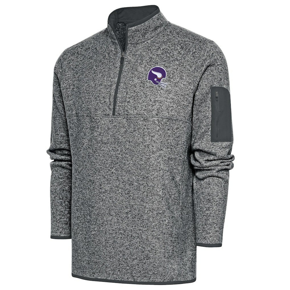 Minnesota Vikings Antigua Fortune Quarter-Zip Pullover Jacket | NFL US