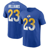 Los Angeles Rams Kyren Williams Player Name & Number T-Shirt | NFL Near me