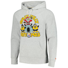 Pittsburgh Steelers Homage Unisex Holiday Raglan Tri-Blend Pullover Hoodie | NFL New