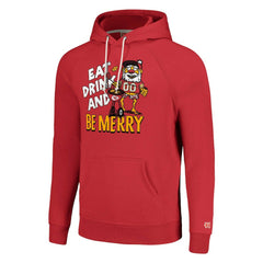 Kansas City Chiefs Homage Unisex Holiday Raglan Tri-Blend Pullover Hoodie | NFL Hot