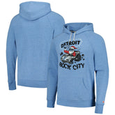 Detroit Lions Homage Unisex Holiday Raglan Tri-Blend Pullover Hoodie | NFL Hot
