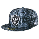 Las Vegas Raiders Shibori 59FIFTY Fitted Hat | NFL Discount
