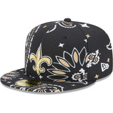 New Orleans Saints Paisley 59FIFTY Fitted Hat | NFL Discount