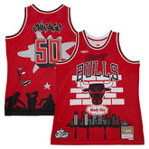 Red Chicago Bulls x Tats Cru Hardwood Classics Fashion Jersey sale | NBA