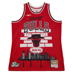 Red Chicago Bulls x Tats Cru Hardwood Classics Fashion Jersey sale | NBA