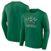 Philadelphia Eagles Gridiron Classics Retro Block Long Sleeve T-Shirt | NFL Discount
