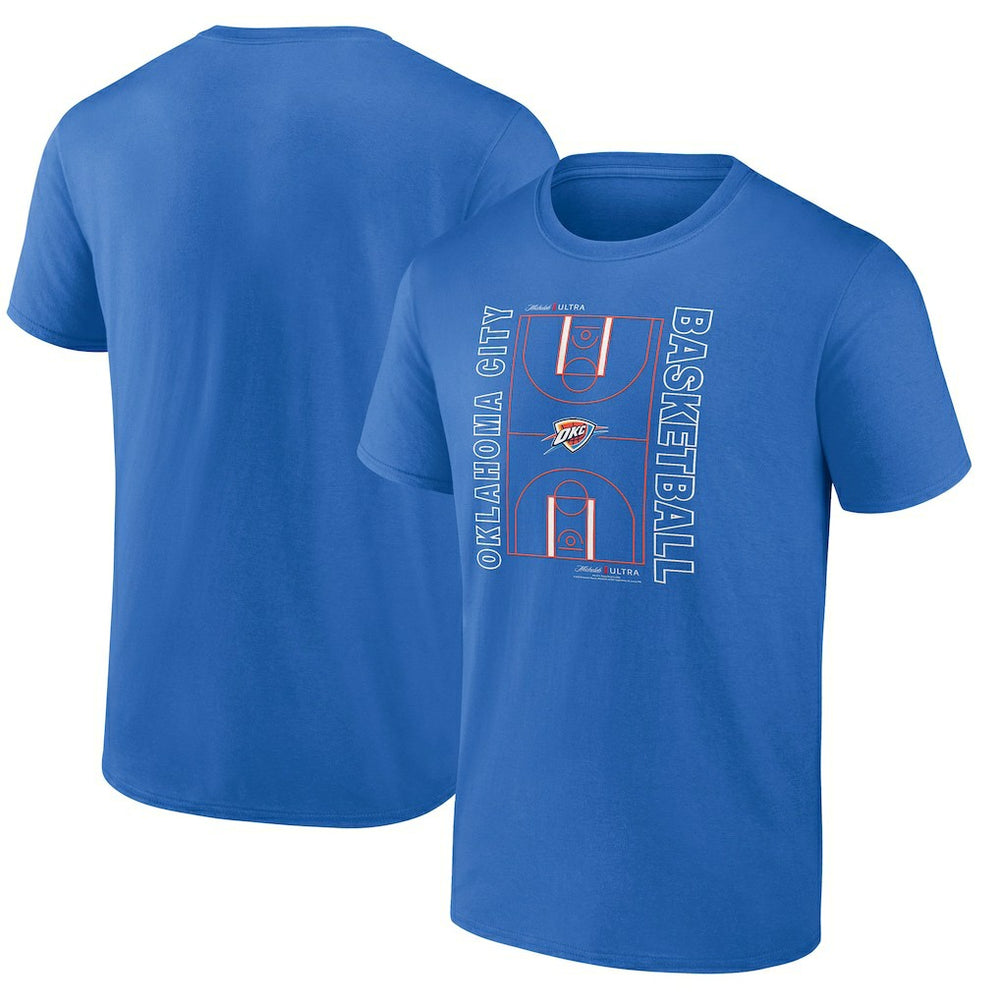 Oklahoma City Thunder Michelob Ultra Full Court T-Shirt - Blue sale | NBA