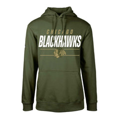 Chicago Blackhawks Levelwear Youth Podium Fleece Pullover Hoodie - NHL Hoodies