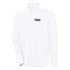 White New Orleans Pelicans Antigua Hunk Quarter-Zip Top | NBA