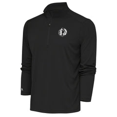Charcoal Dallas Mavericks Antigua Metallic Logo Tribute Quarter-Zip Top sale | NBA