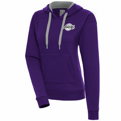 Los Angeles Lakers Antigua Women's Brushed Metallic Victory Pullover Hoodie - Purple online | NBA