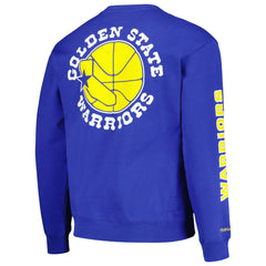 Royal Golden State Warriors Hardwood Classics There and Back Pullover Sweatshirt sale | NBA
