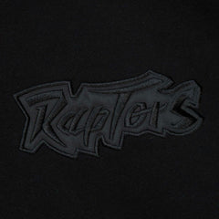 Black Toronto Raptors Hardwood Classics Tonal Pullover Hoodie | NBA