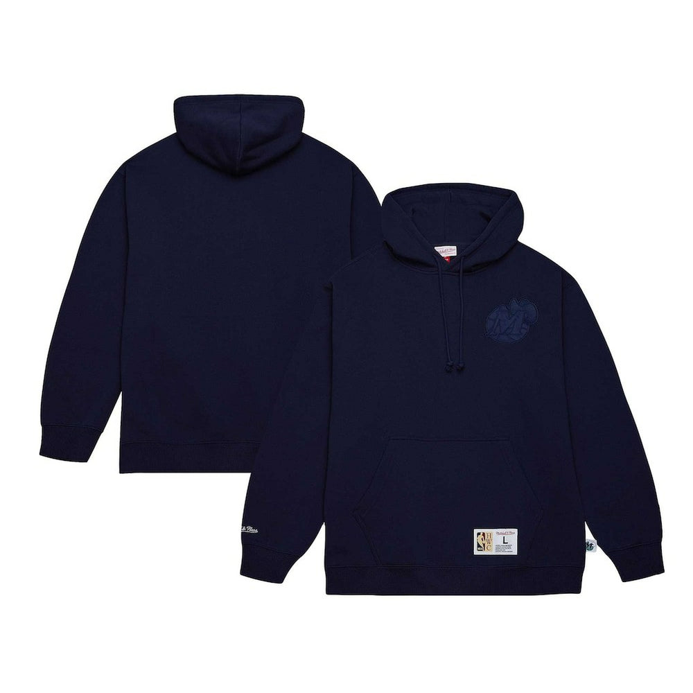Navy Dallas Mavericks Hardwood Classics Tonal Pullover Hoodie sale | NBA