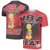 Red Miami Heat Hardwood Classics 2006 NBA Champions Champ City T-Shirt | NBA