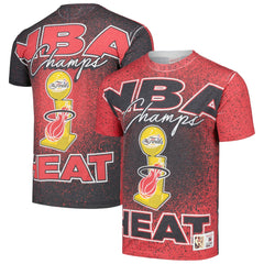 Red Miami Heat Hardwood Classics 2006 NBA Champions Champ City T-Shirt | NBA
