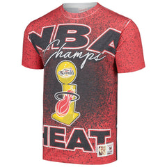 Red Miami Heat Hardwood Classics 2006 NBA Champions Champ City T-Shirt | NBA