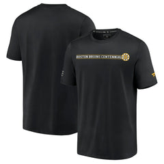 Boston Bruins Fanatics Authentic Pro Centennial Banner T-Shirt - NHL T-shirts