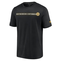 Boston Bruins Fanatics Authentic Pro Centennial Banner T-Shirt - NHL T-shirts