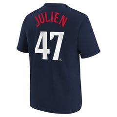 Edouard Julien Minnesota Twins Nike Youth Name & Number T-Shirt - MLB T-shirts