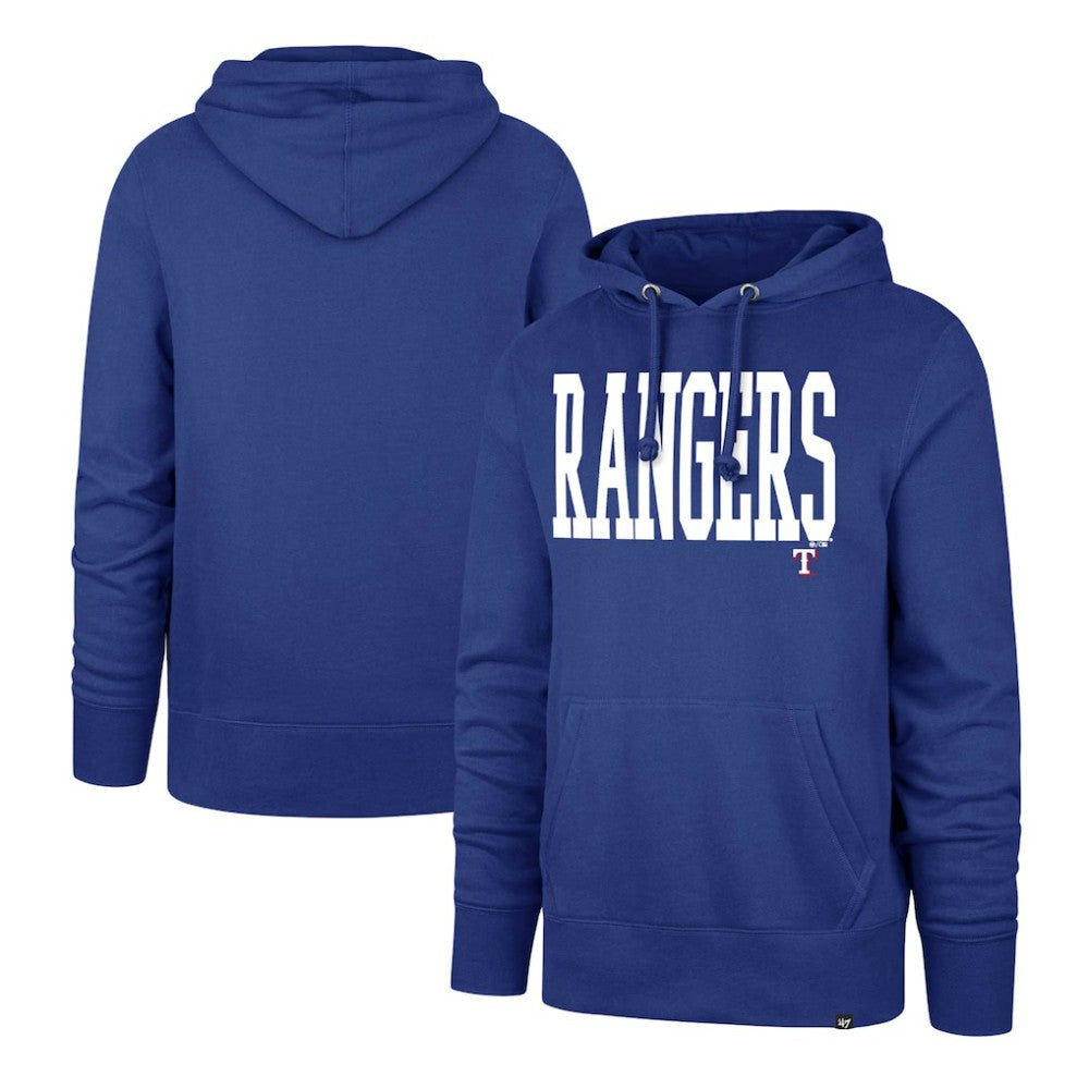 Texas Rangers '47 Dime Headline Pullover Hoodie - MLB Hoodies