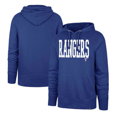 Texas Rangers '47 Dime Headline Pullover Hoodie - MLB Hoodies