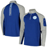 Chicago Cubs New Era Father's Day Raglan Quarter-Zip Top - MLB Tops
