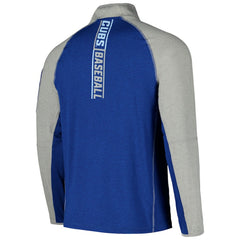 Chicago Cubs New Era Father's Day Raglan Quarter-Zip Top - MLB Tops
