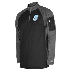 San Francisco Giants New Era Father's Day Raglan Quarter-Zip Top - MLB Tops