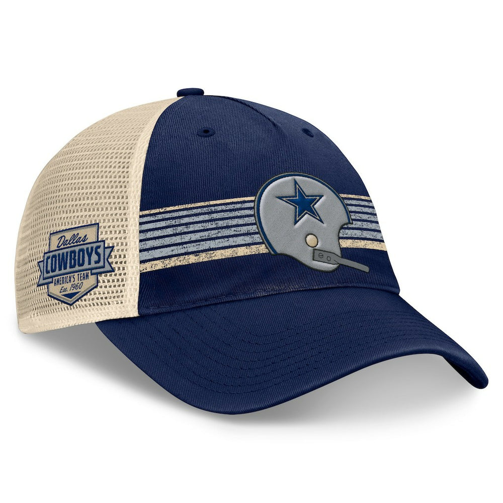 Dallas Cowboys Retro Fundamentals Stripes Trucker Adjustable Hat | NFL New