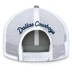 Dallas Cowboys Women's Fundamentals Slogan Trucker Adjustable Hat | NFL Sale
