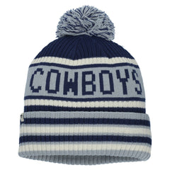 Dallas Cowboys Heritage Blindside Cuffed Knit Hat with Pom | NFL Hot