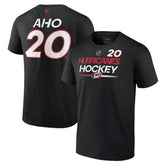 Sebastian Aho Carolina Hurricanes Fanatics Authentic Pro Prime Name & Number T-Shirt - NHL T-shirts