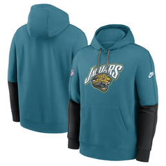 Jacksonville Jaguars Throwback Alternate Logo Team Issue Club Pullover Hoodie | NFL Outlet