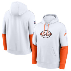 Cleveland Browns Throwback Logo Club Tri-Blend Pullover Hoodie | NFL On sale