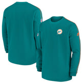 Miami Dolphins Alternate Logo Coach Long Sleeve Top | NFL US