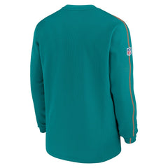 Miami Dolphins Alternate Logo Coach Long Sleeve Top | NFL US